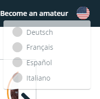 Deutsch, français, español, Italiano