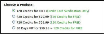Wenn du Credits kaufst, kannst du entweder 30 oder 60 $ ausgeben - dann bekommst du entweder 420 oder 720, da diese Zahlen die