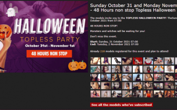XLoveCams Halloween-Aktion