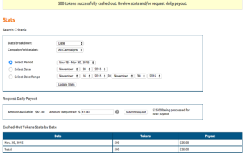 Tägliche Auszahlungen zu Chaturbate hinzugefügt